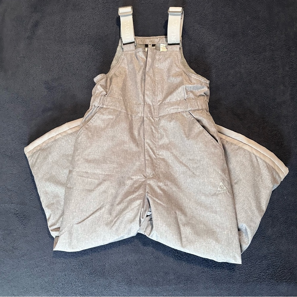 4 listings 15$! Grey Ski Snow Bib Overalls - Kids